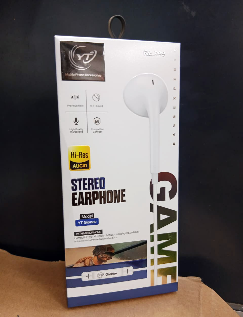 YT-Gionee Wired Stereo Earphone with Mic
