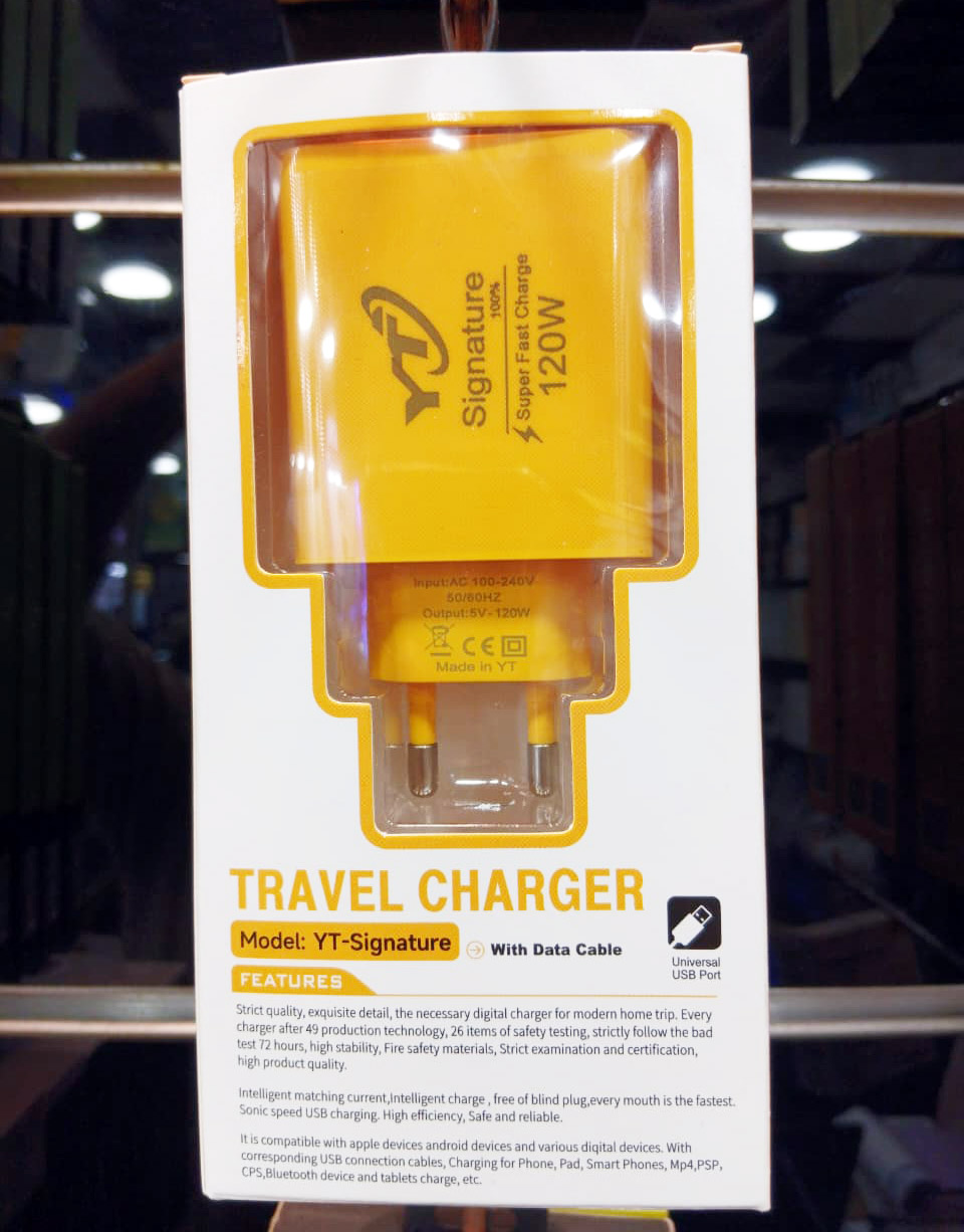YT Signature 120W Super Fast Travel Charger