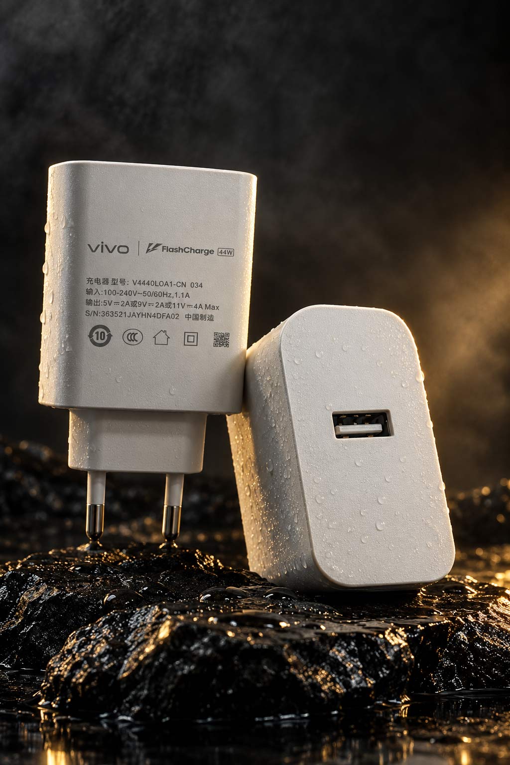 Vivo 44W FlashCharge Fast Charger (USB-A)