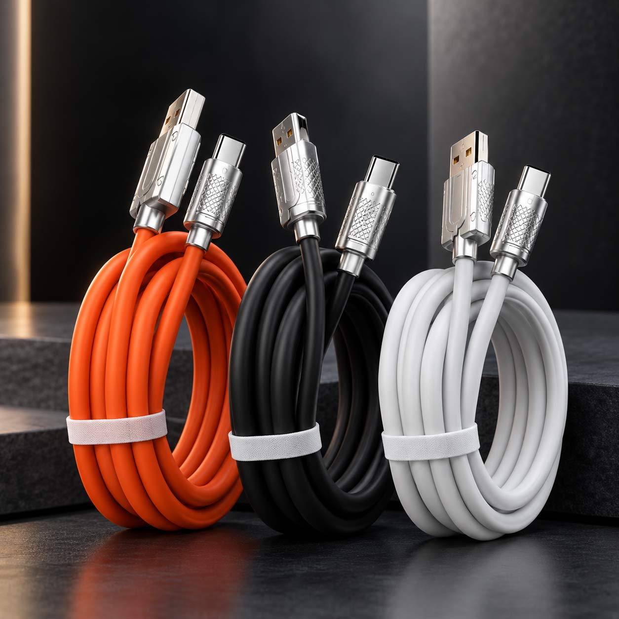 YT Metal Head Fast Charging Data Cable (USB-A to Type-C)