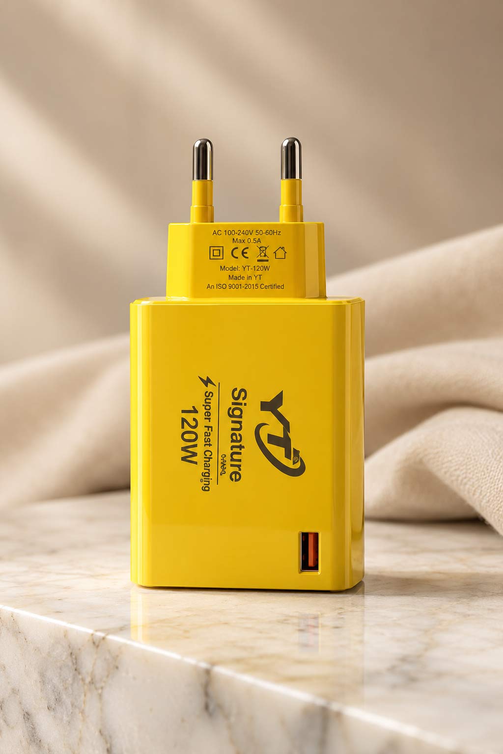 YT Signature 120W Super Fast Travel Charger