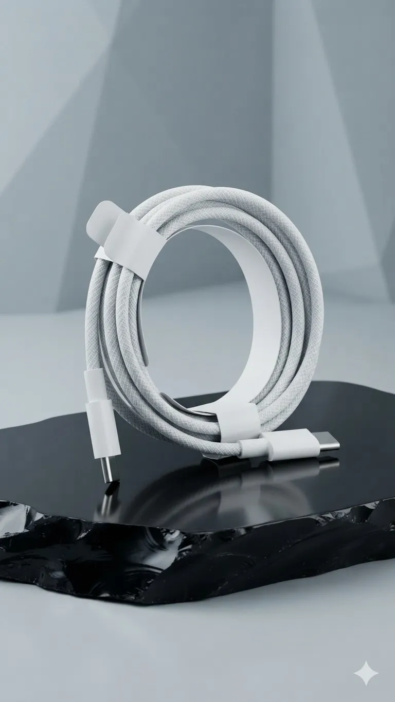 iPhone 15 Pro Max USB-C to USB-C Braided Cable (A+ Quality)